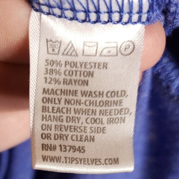 Tipsy Elves Blue Mount Rushmore Tank Top Small - Picture 5 of 5